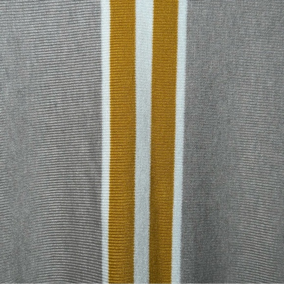 INC International Concepts Tan Sweater Yellow Stripe Size Large - Picture 11 of 16
